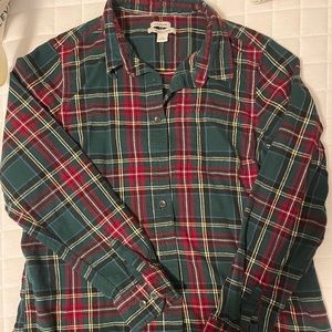 LL Bean flannel shirt